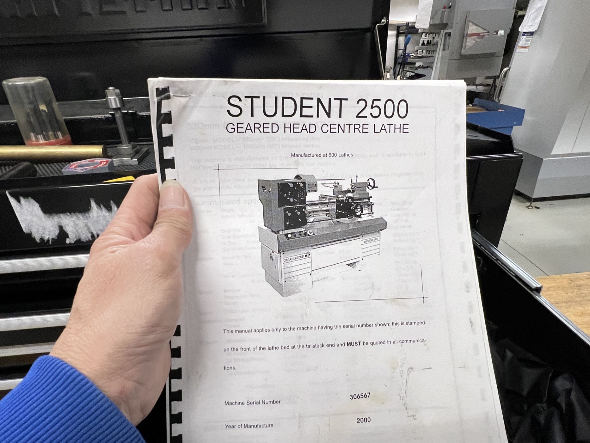 Geared Head Center Lathe Machine - Image 10 of 12