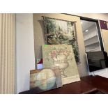 Display Rug and Paintings