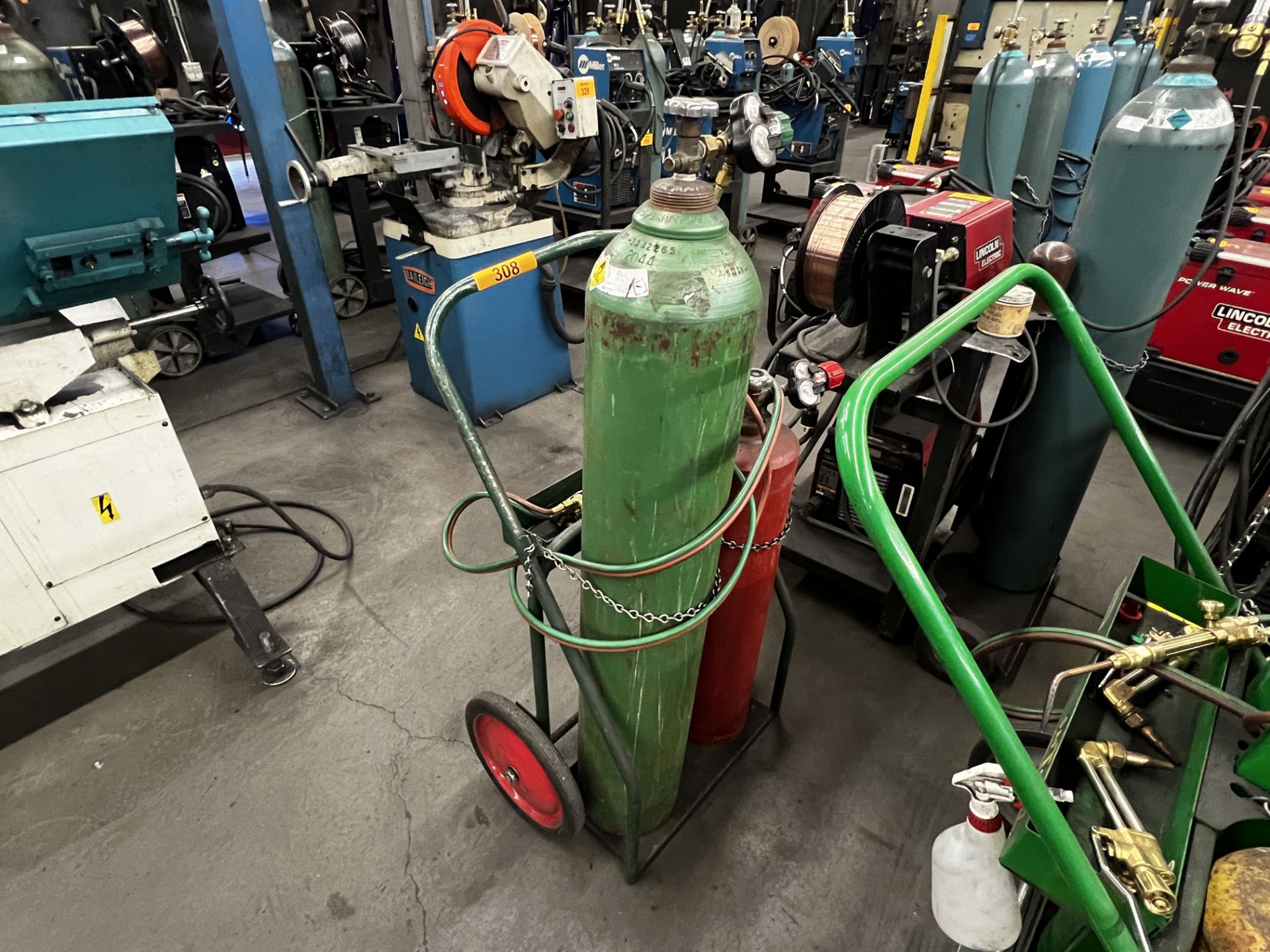 Welding Cylinder Torch Cart