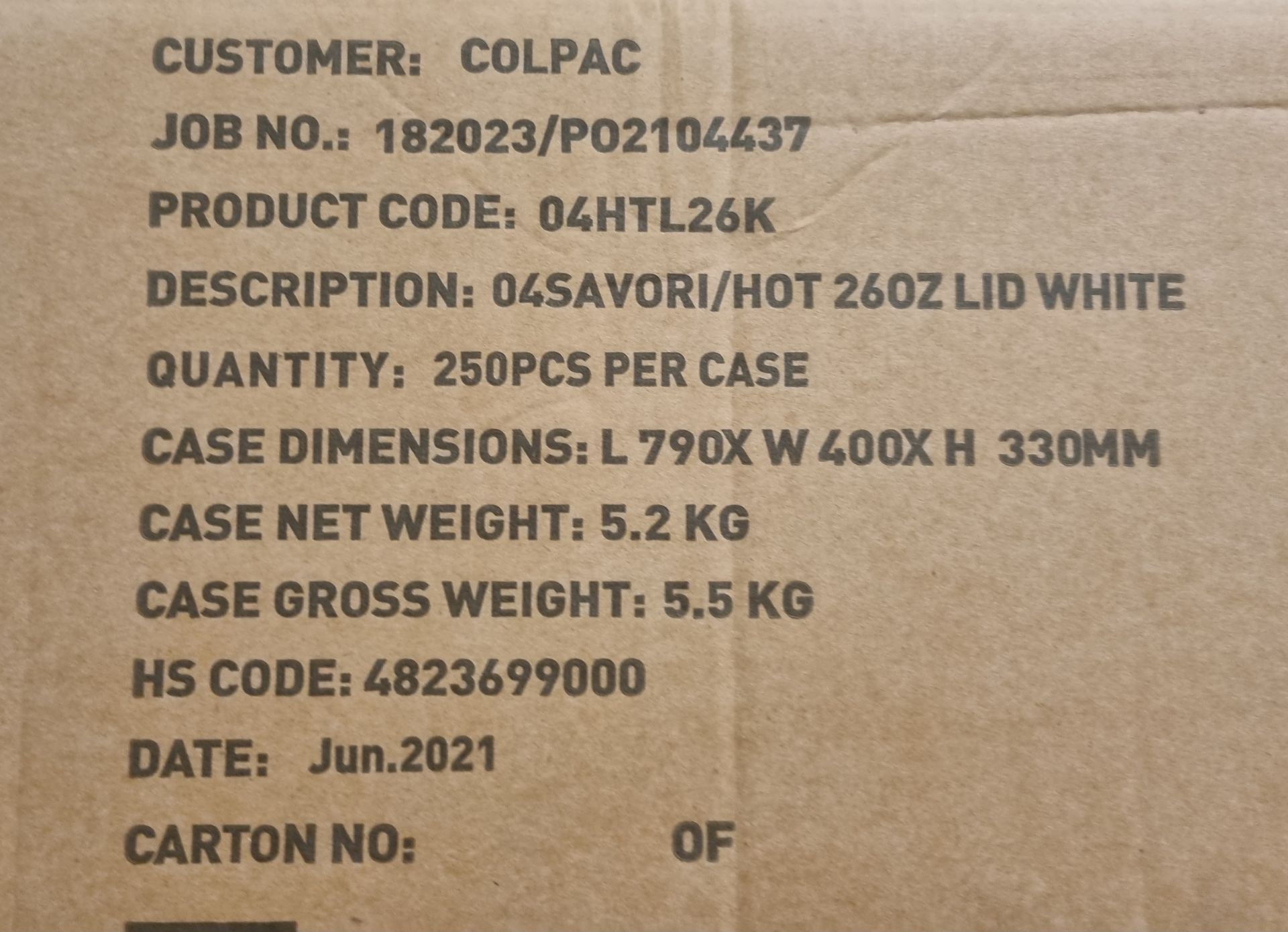 12x boxes of 750ml/26oz Savori hot pot 04HTP26K - 250x units per box & lids - full details in desc. - Image 6 of 7