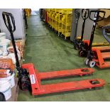 Manutan pedestrian pump truck - 2000/2500kg capacity - L 1500 x W 540 x H 1250mm