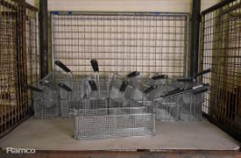 15x Fryer baskets - W 400 x D 147 x H 120mm