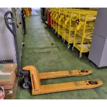 Jungheinrich pedestrian pump truck - L 1500 x W 540 x H 1250mm