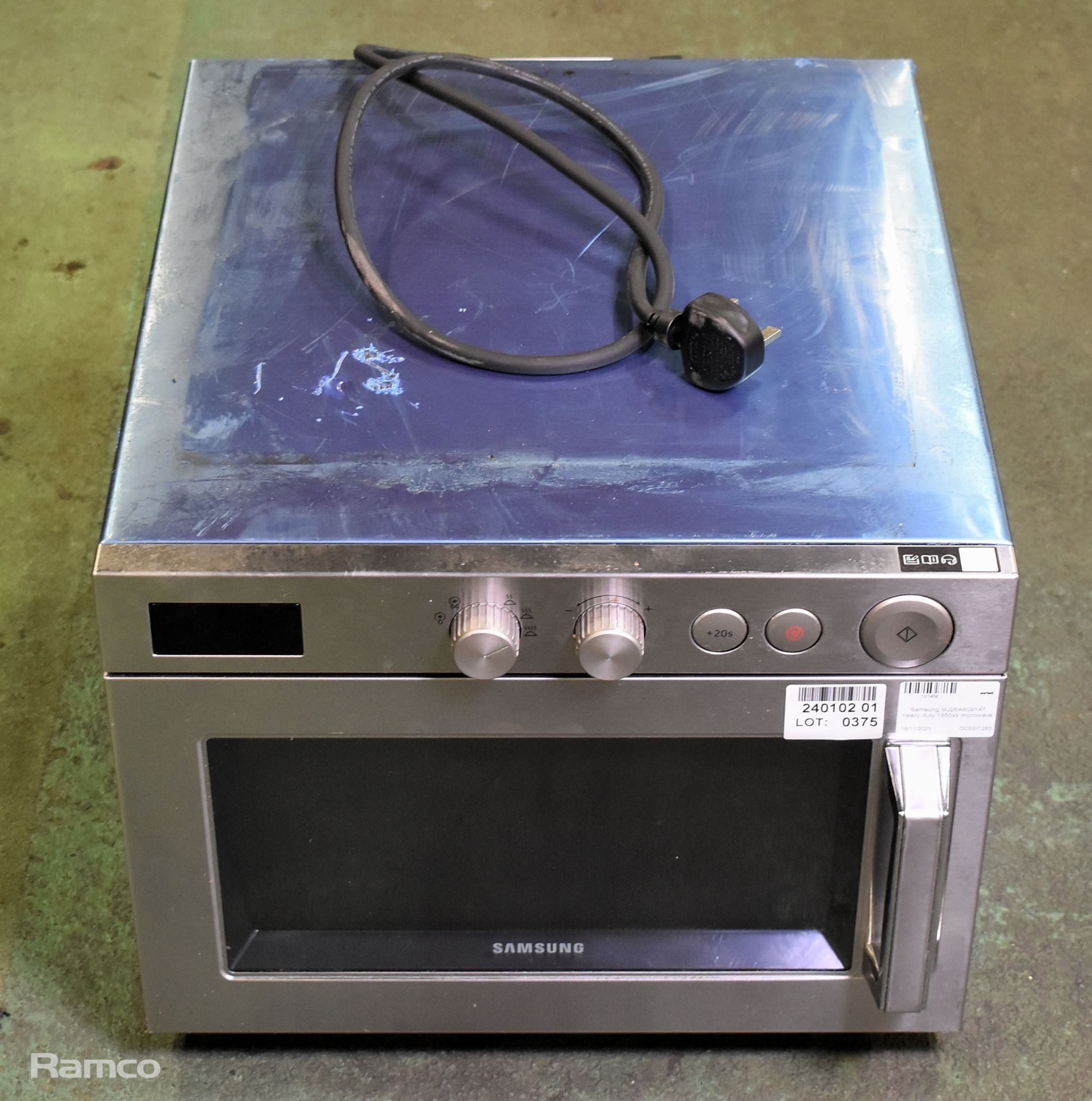 Samsung MJ26A6091AT heavy duty 1850W microwave