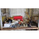 Workshop tools and equipment - shovels, sockets, file handles, adjustable spanners,