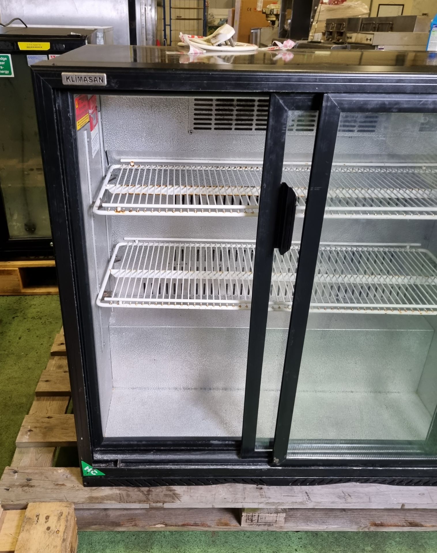 Klimasan Midi Cooler double glass sliding door bar back bottle cooler - AS SPARES OR REPAIRS - Bild 4 aus 5