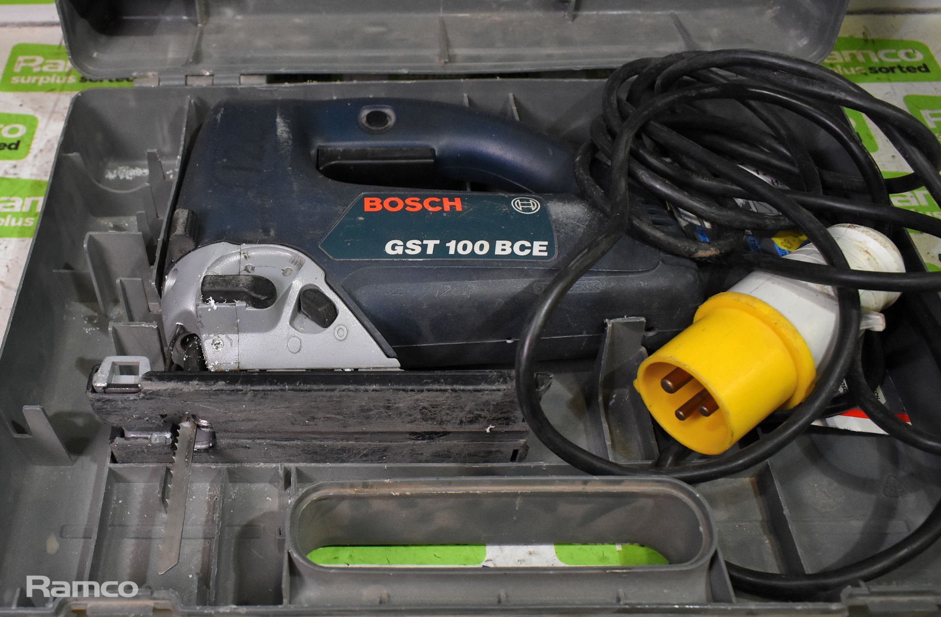 Bosch GST 100 BCE electric jigsaw with case, Bosch GSB 1600 RE impact hammer drill with case - Bild 2 aus 16