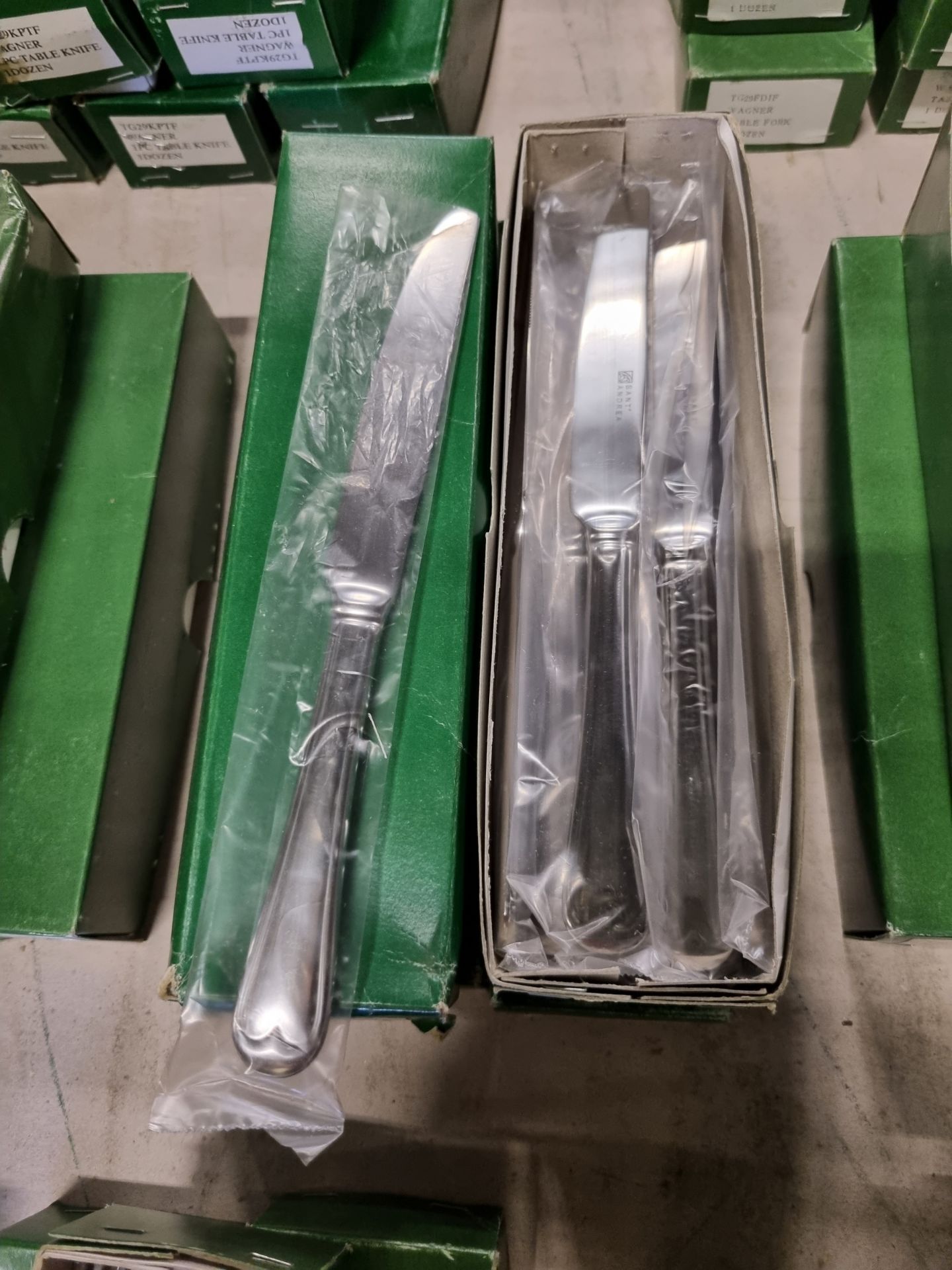 Catering Equipment - stainless steel cutlery table knives, forks table/dessert, spoons, peeler, - Bild 7 aus 8