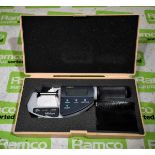 Mitutoyo Absolute 0-1.2" digital micrometer with case