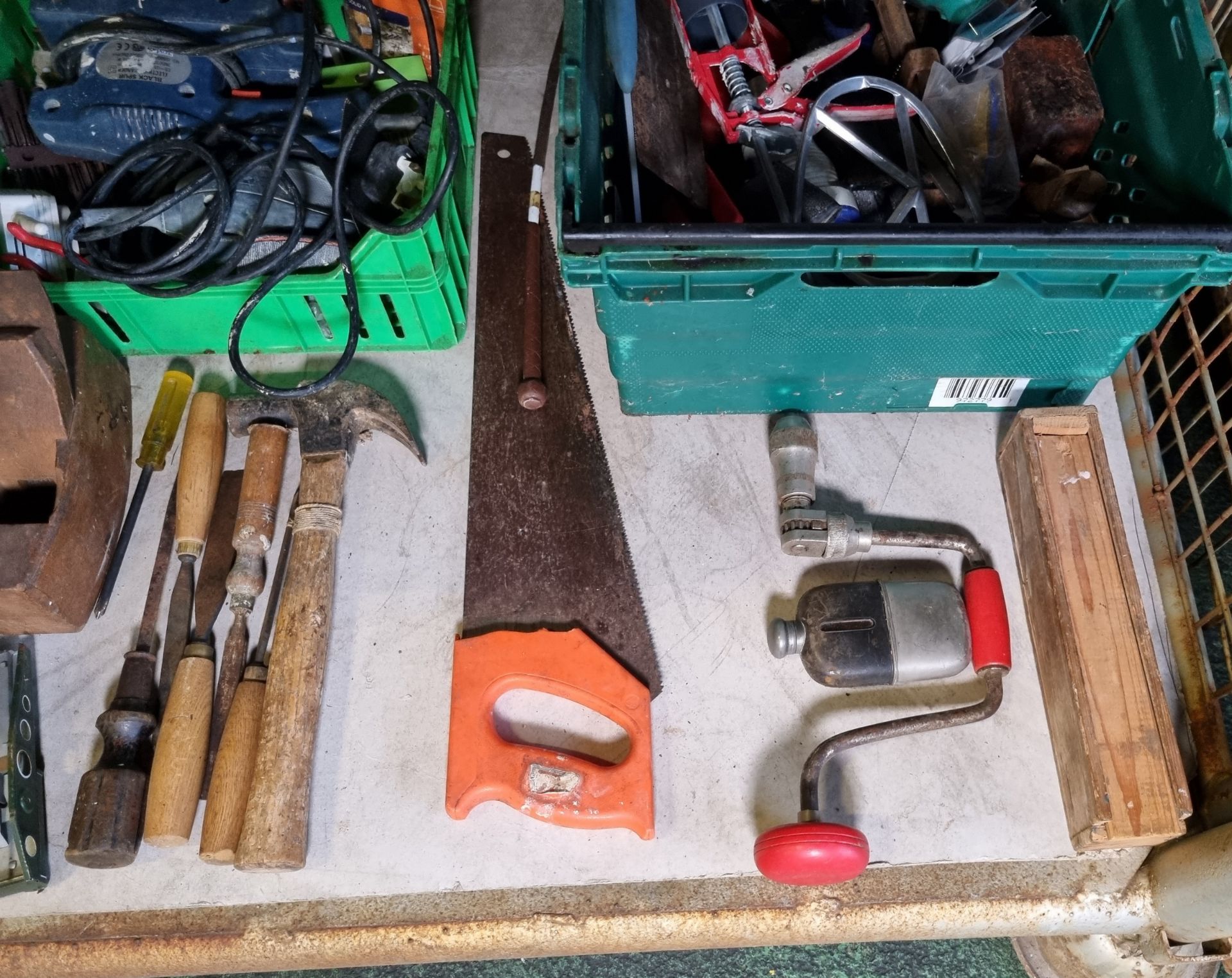 Workshop tools and equipment - backpack sprayer, planers, hammers, electric drill, electric sanders - Image 8 of 8