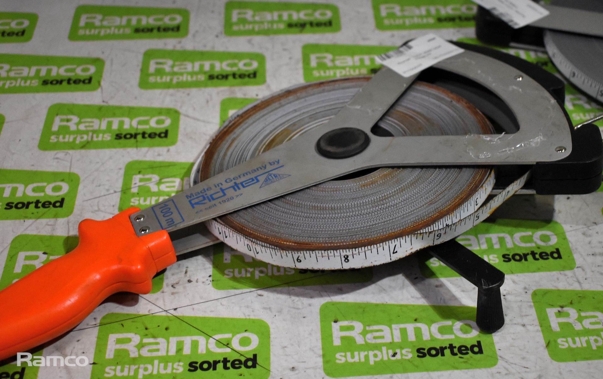 2x Richter 100m steel tape measures - Image 3 of 4