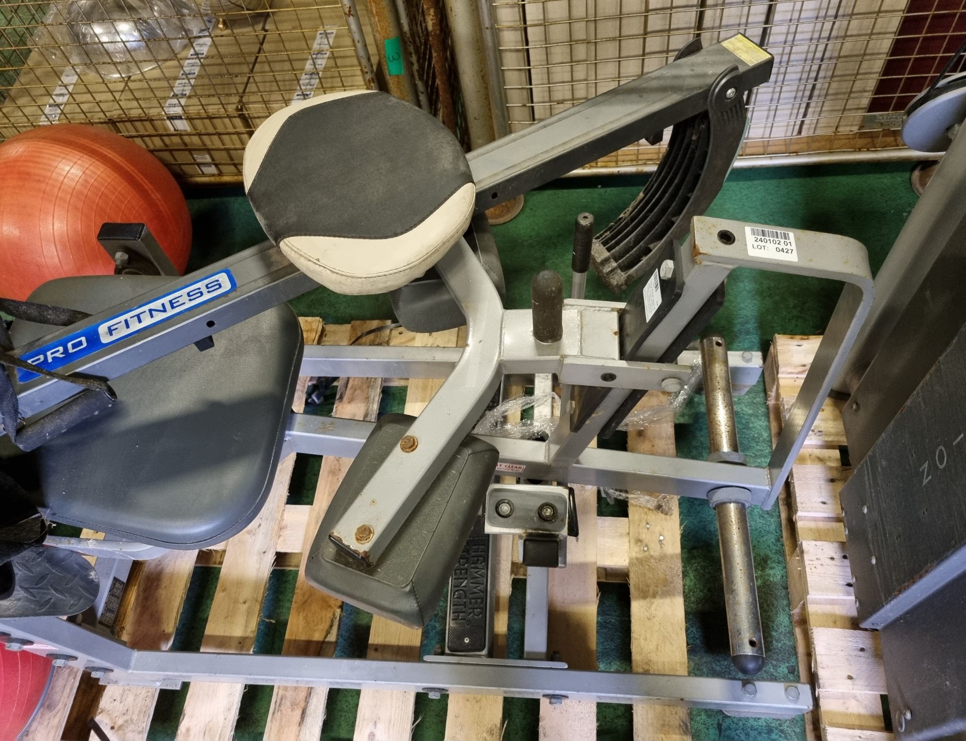 PowerFit rowing machine SPARES AND REPAIRS & Hammer Strength seated calf raise - see desc. - Image 5 of 7