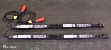 2x Hewlett packard P9Q58A PDU - 240 / 415V - 36x C13 200 / 240V - 6x C19 200 / 240V