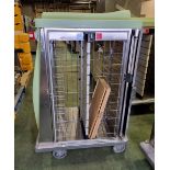 Burlodge RTS hot and cold tray delivery trolley - opens boths sides - W 800 x D 1100 x H 1500mm