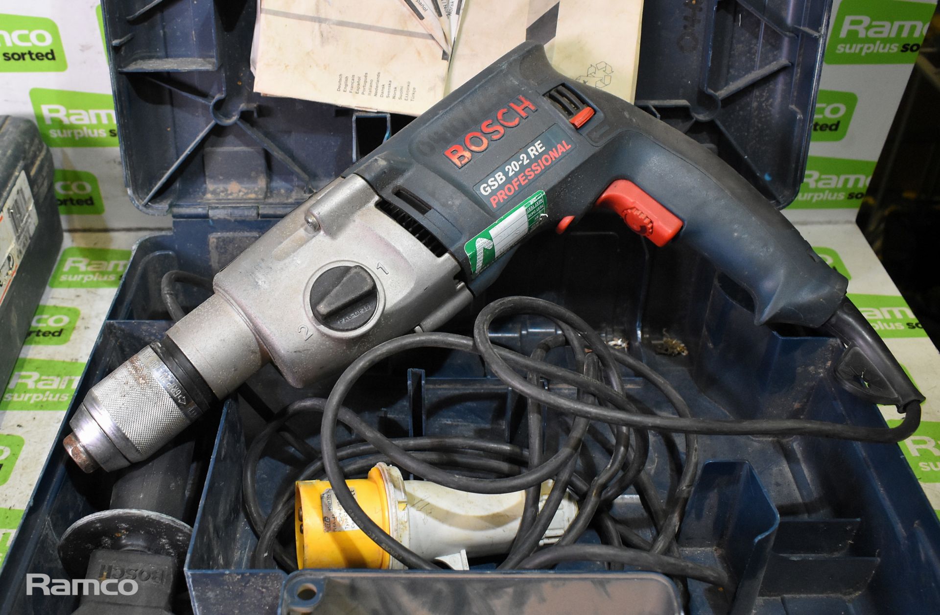 Bosch GSB 20-2RE electric impact drill with case, Bosch Professional GSB 18V-21 cordless combi drill - Image 5 of 7