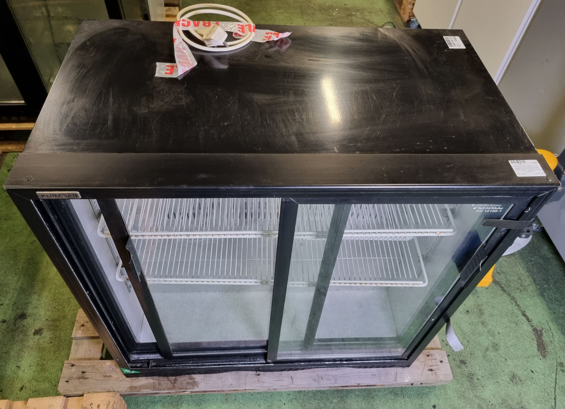 Klimasan Midi Cooler double glass sliding door bar back bottle cooler - AS SPARES OR REPAIRS - Bild 2 aus 5