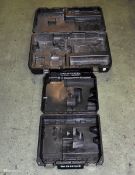 Dewalt drill case - L 380 x W 340 x H 110mm, Dewalt drill case - L 610 x W 400 x H 145mm