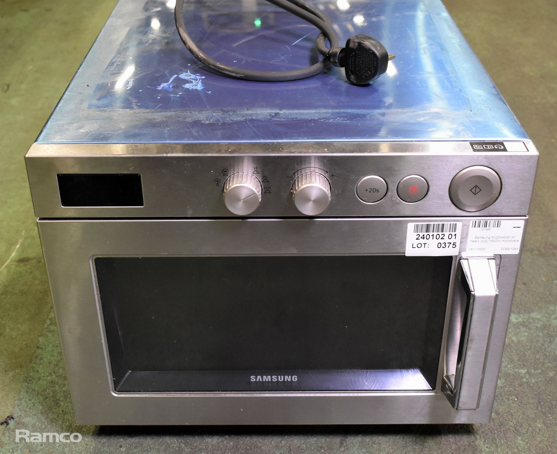 Samsung MJ26A6091AT heavy duty 1850W microwave - Image 2 of 7