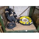 Workshop consumables - 25mm ID air hose, plastic tubing, multicore cable and rubber hose