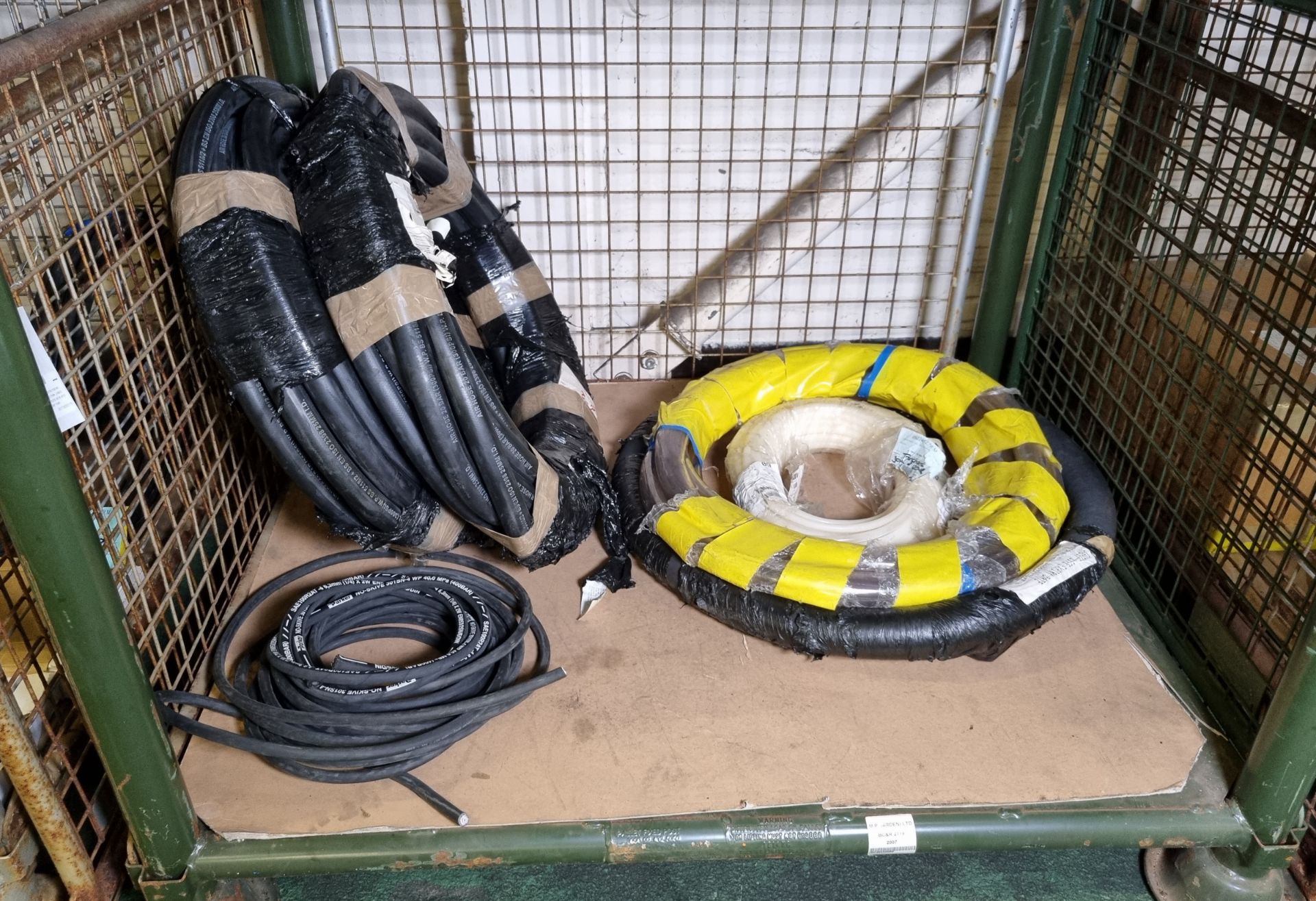 Workshop consumables - 25mm ID air hose, plastic tubing, multicore cable and rubber hose