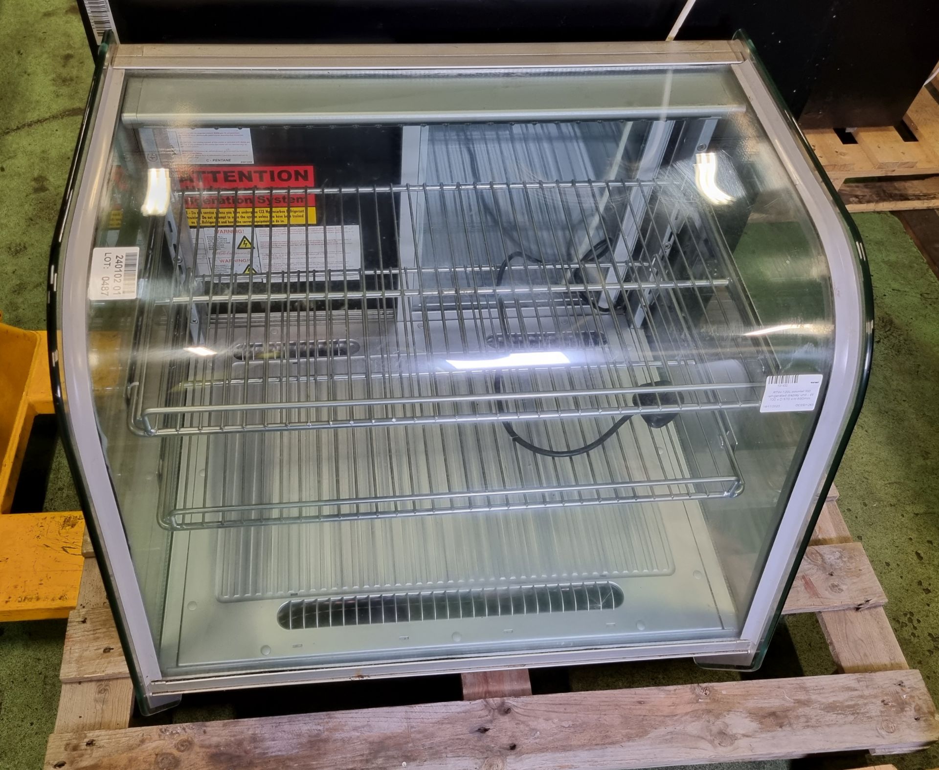 RTW-120L counter top refrigerated display unit - W 700 x D 570 x H 690mm - Bild 2 aus 3