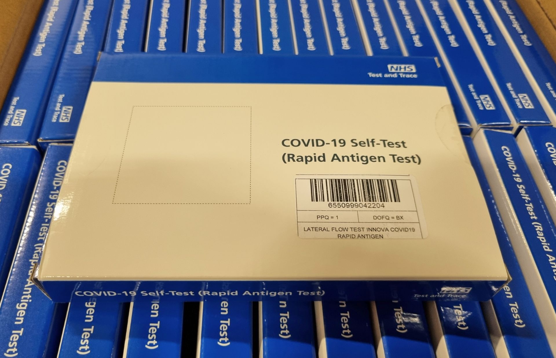 Covid 19 Rapid Antigen Test Self-Test kit - Lot no.X2104005 - 24 boxes (56 packs of 7 per box) - Bild 3 aus 3