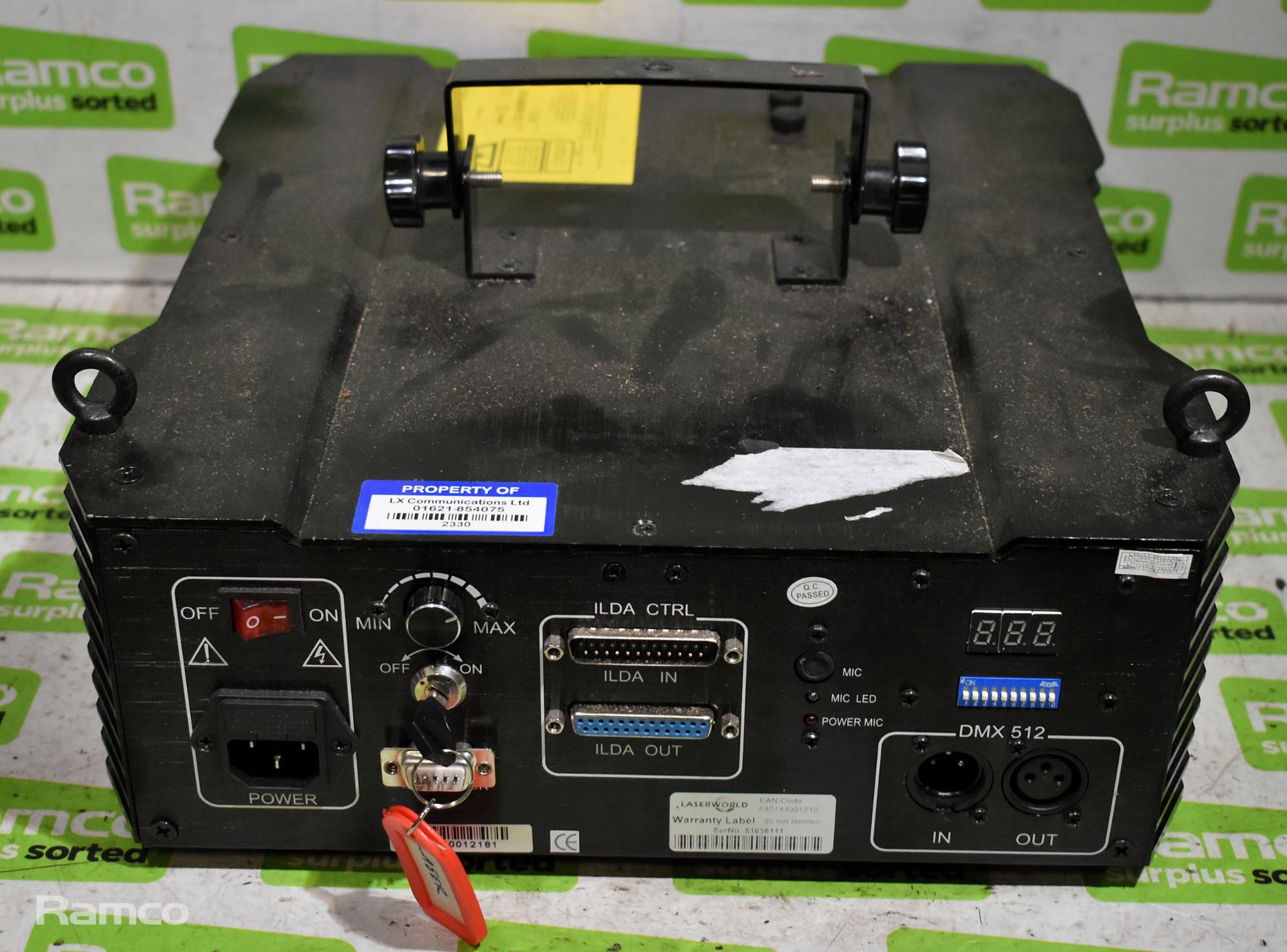 Sound and lighting spares and repairs - Sennheiser EW135 radio microphone, Laserworld CS1000 laser, - Image 5 of 14