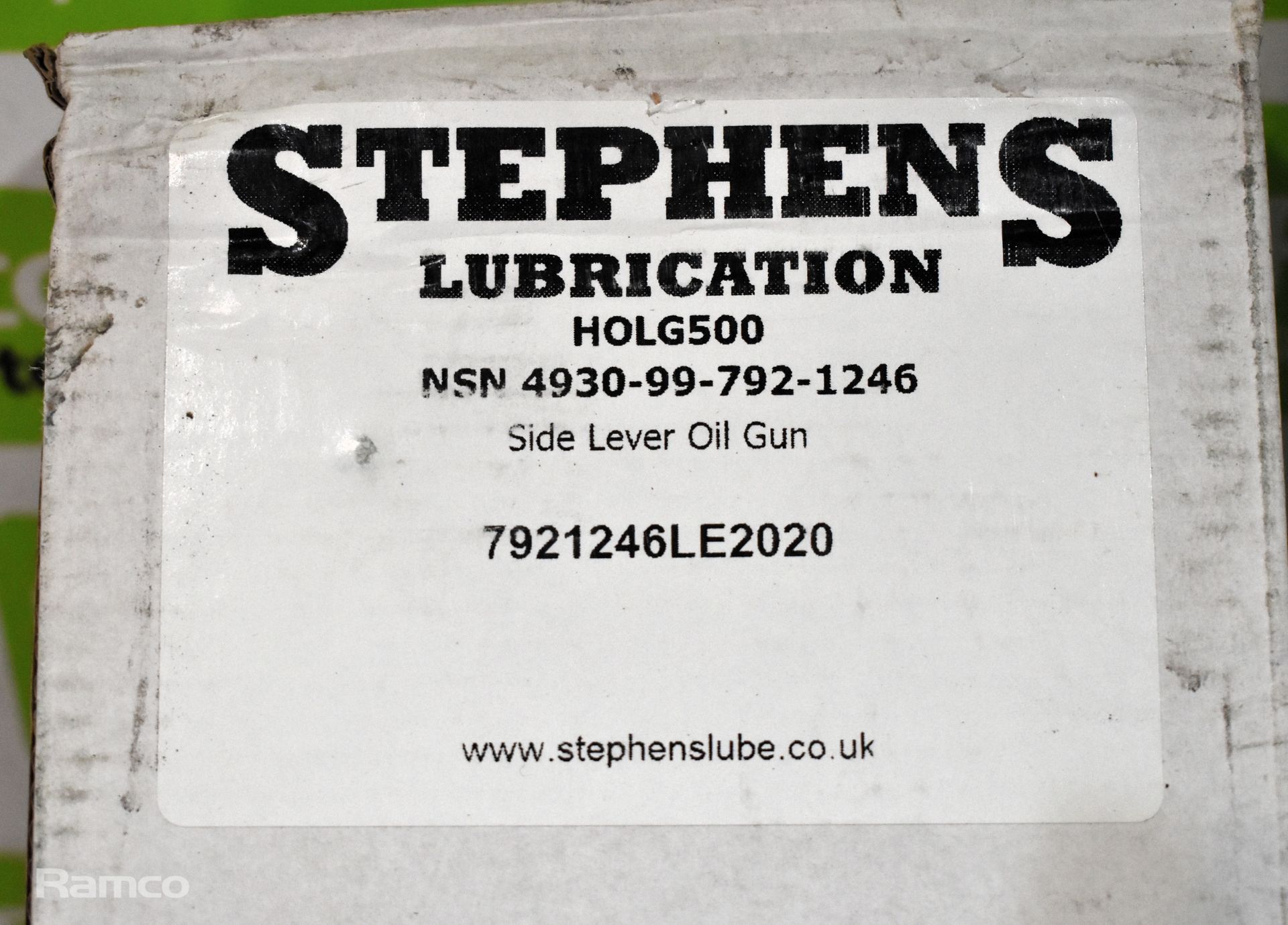 6x Stephens Lubrication side lever grease guns - Image 4 of 4