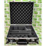 Empty radio microphone carry case - L 380 x W 380 x H 150mm