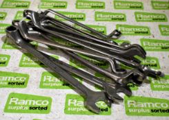 Spanners - various sizes from 8-32mm