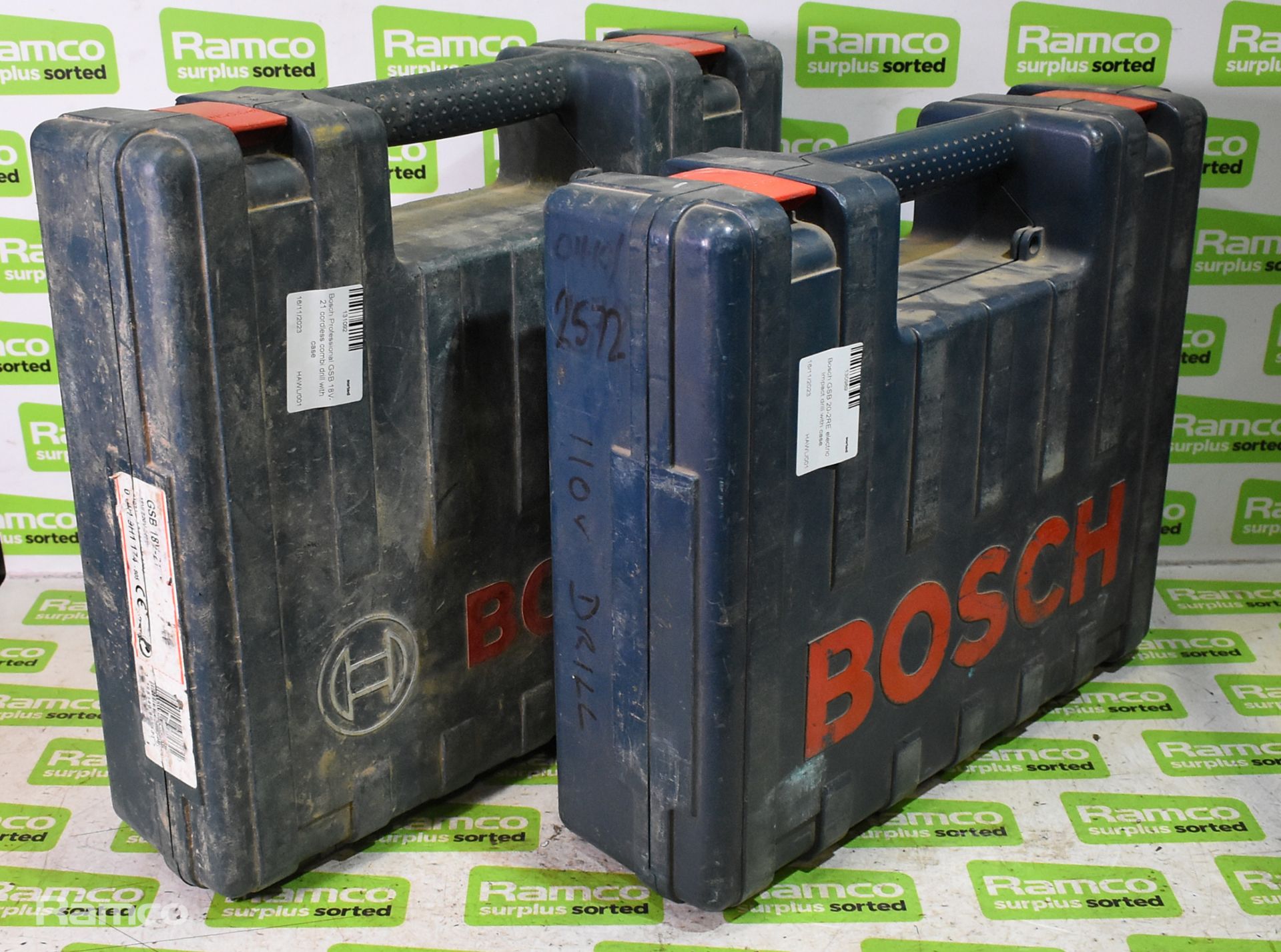 Bosch GSB 20-2RE electric impact drill with case, Bosch Professional GSB 18V-21 cordless combi drill - Image 7 of 7