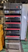 Counterline 4 tier grab and go food display - 250V - L630 x W 680 x H 1900mm