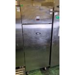 Foster PROS400L stainless steel single door free stand freezer - W 700 x D 700 x H 1800mm