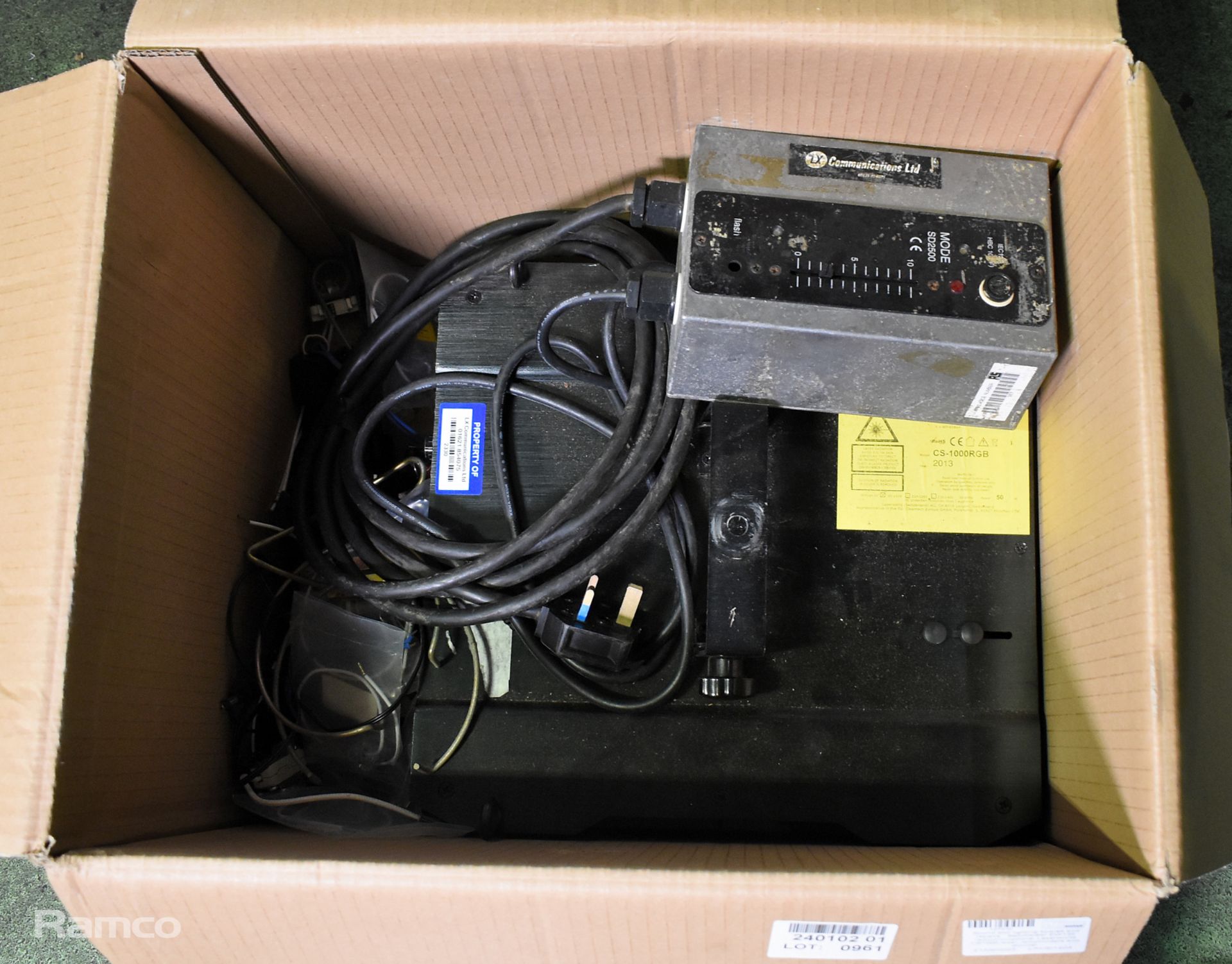 Sound and lighting spares and repairs - Sennheiser EW135 radio microphone, Laserworld CS1000 laser, - Image 2 of 14