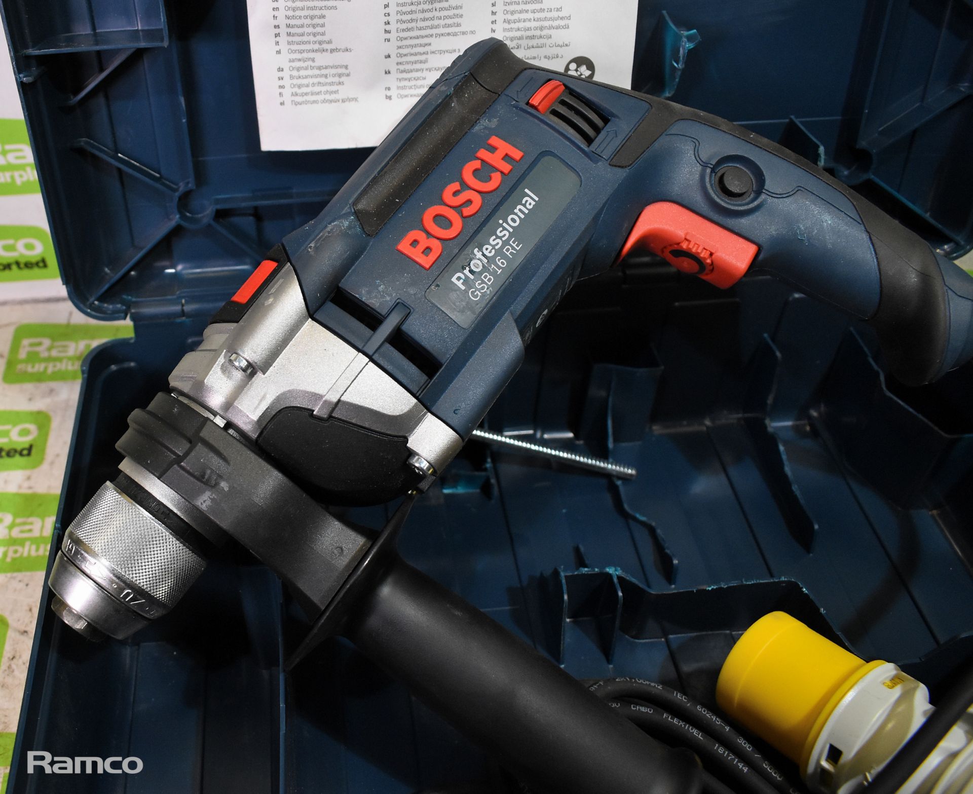 Bosch Professional GSB 16RE impact drill with case - Image 4 of 8