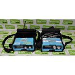 2x Druck DPI 700 pressure calibrators - 9V - with case - L170 x W 170 x H 60mm