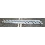 Double extension 24 rung ladder - approx 16ft