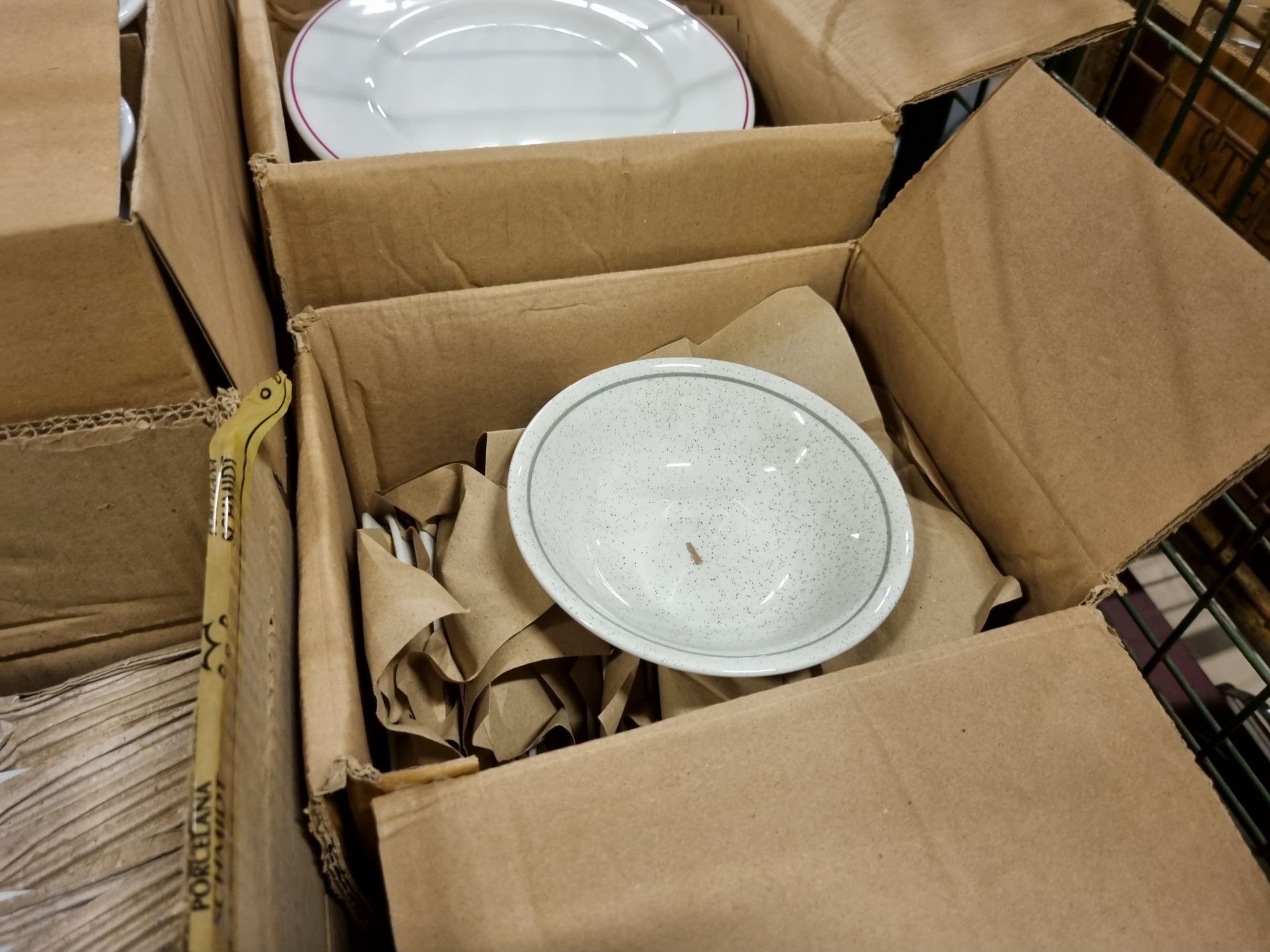 Catering Equipment - White large plates, side plate, saucers, bowls, dishes - Image 5 of 8