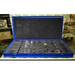 84 piece US screw threading set - 6 PIECES MISSING