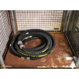 4x Semperit refueling hoses - approximate length 2-3m each