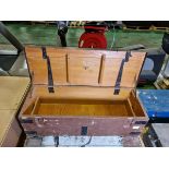 3x Wooden tool boxes - W 1090 x D 390 x H 330mm
