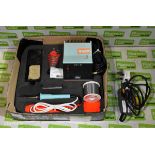 Burgess 460 electrical hand engraver - 240V, Weller WTCP 51 electric solder station