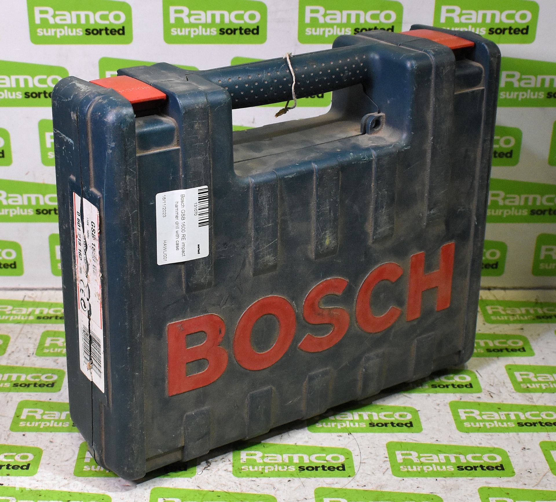 Bosch GST 100 BCE electric jigsaw with case, Bosch GSB 1600 RE impact hammer drill with case - Bild 16 aus 16