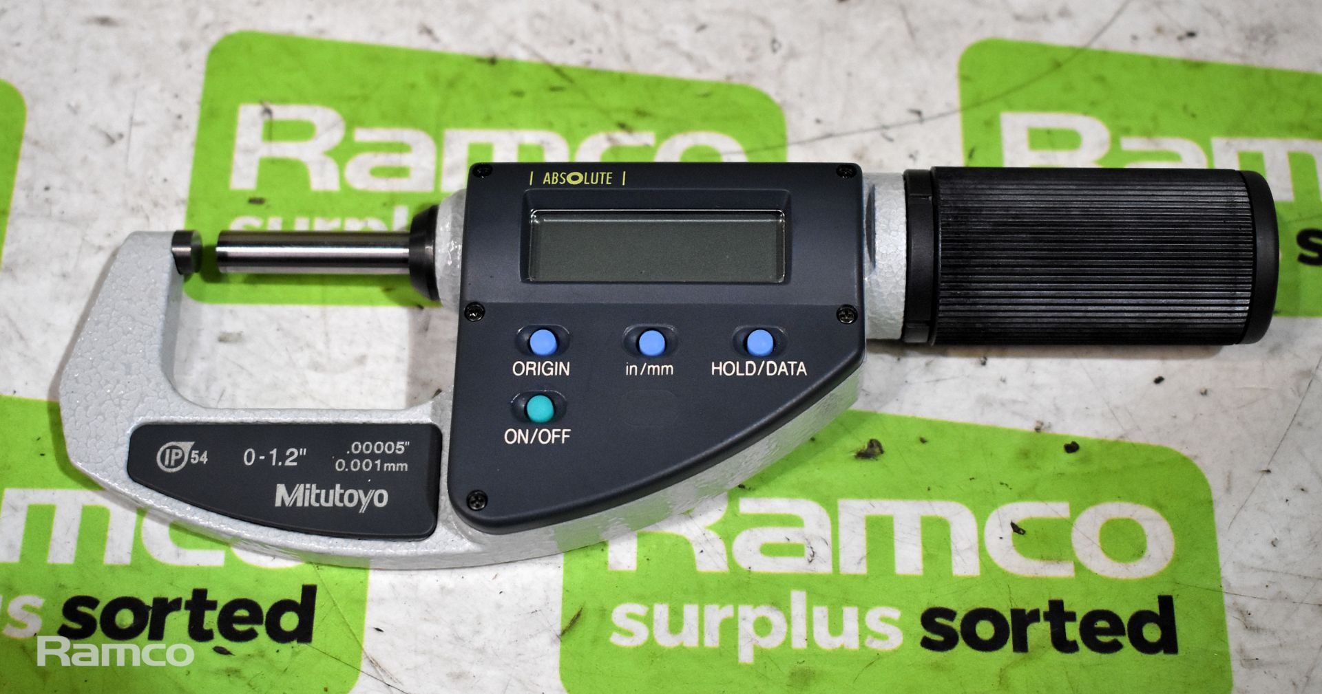 Mitutoyo Absolute 0-1.2" digital micrometer with case - Image 2 of 3