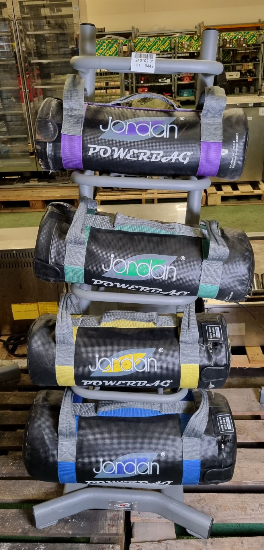 Jordan Powerbag rack - 5,10,15,20kg weights