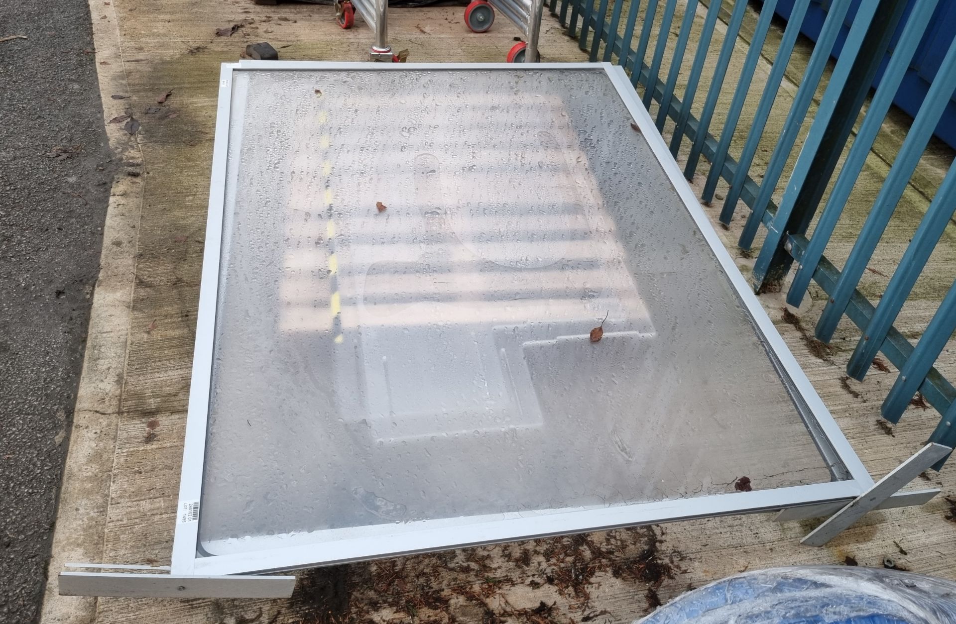2x Perspex operation units - L 1500 x W 400 x H 2010mm