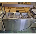 Bartlett bain-marie and hot cupboard - W 1200 x D 650 x H 1350mm