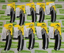 10x Stanley Instant Change Trimming Knives