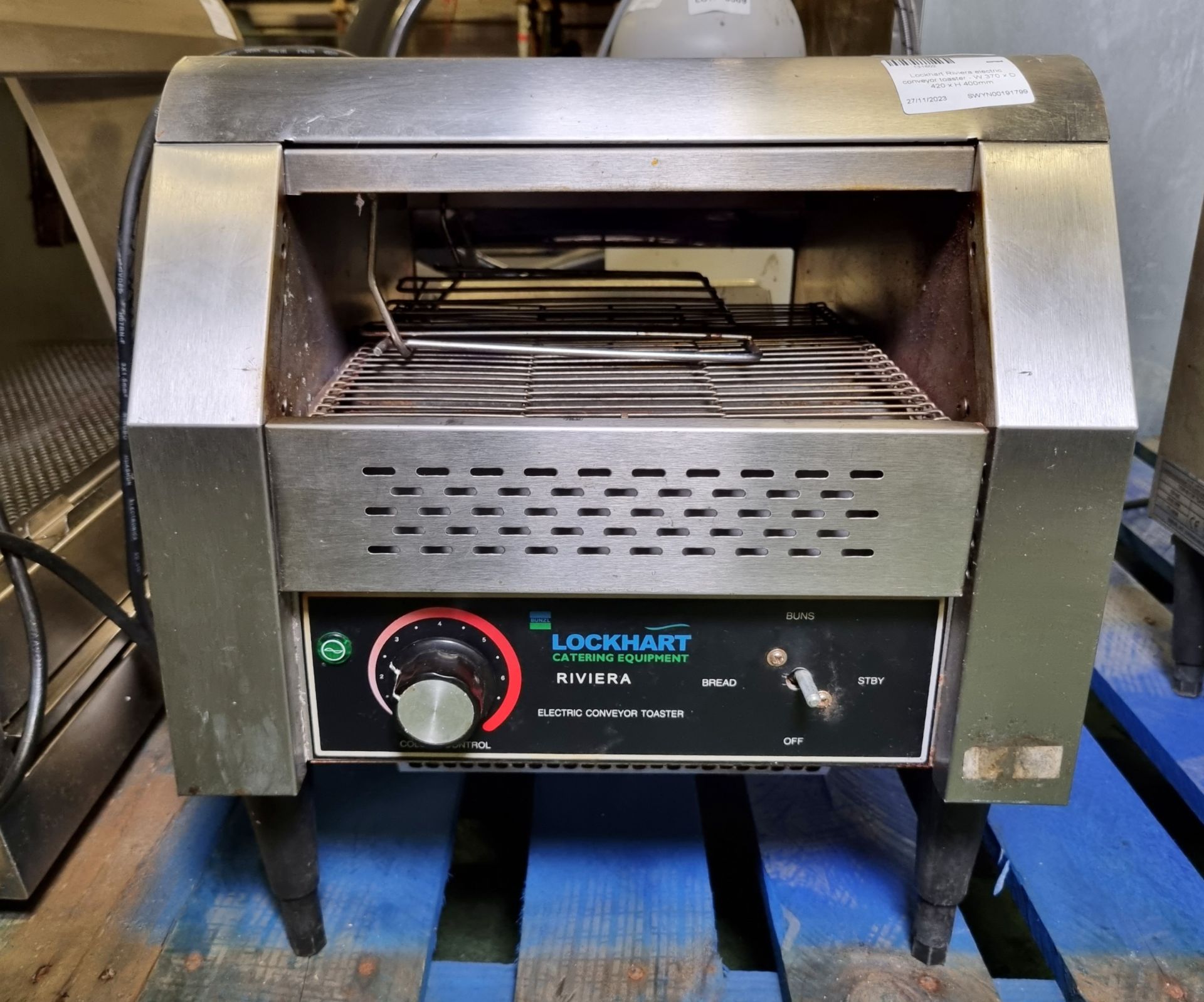 Lockhart Riviera electric conveyor toaster - W 370 x D 420 x H 400mm - Image 2 of 4