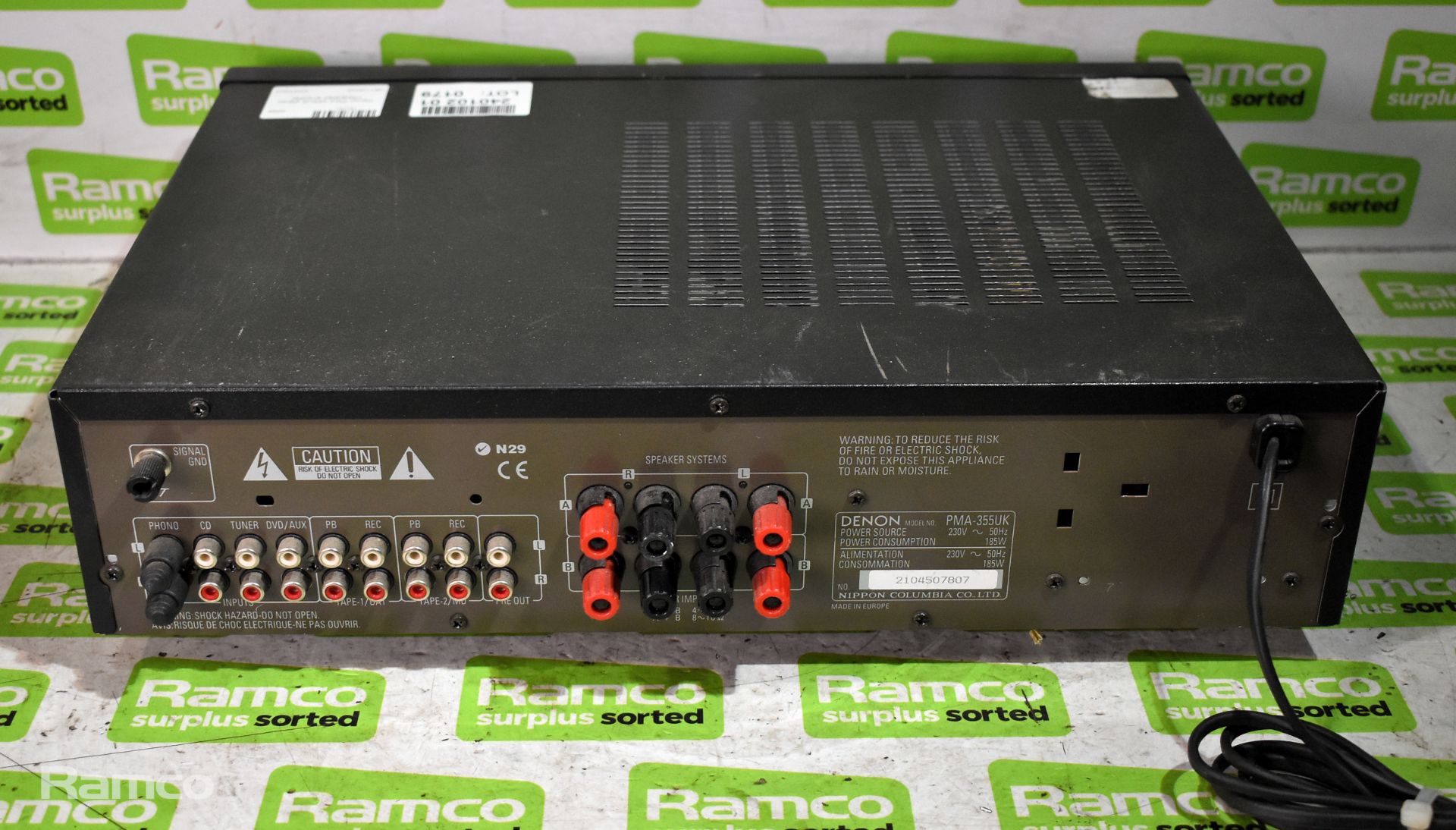 Denon PMA-355UK stereo integrated amplifier - Image 3 of 4